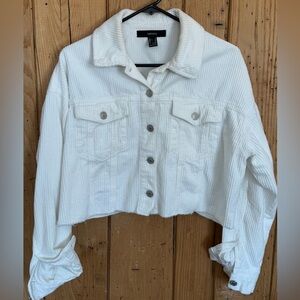 Forever21 Cropped Corduroy Jacket